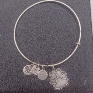 Alex & Ani dog paw print bracelet